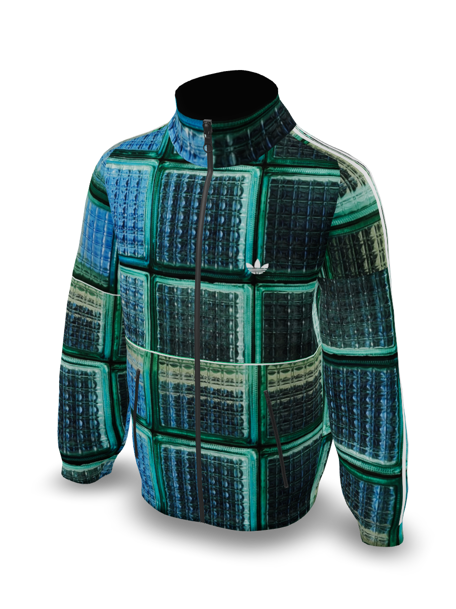 Adidas glass grid jacket