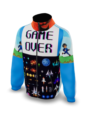 OVER GAME RETRO STAR PIXEL