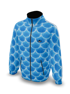 Scales pattern jacket